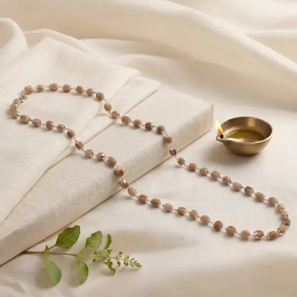 Tulsi Mala Silver Plated