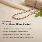 Tulsi Mala Silver Plated