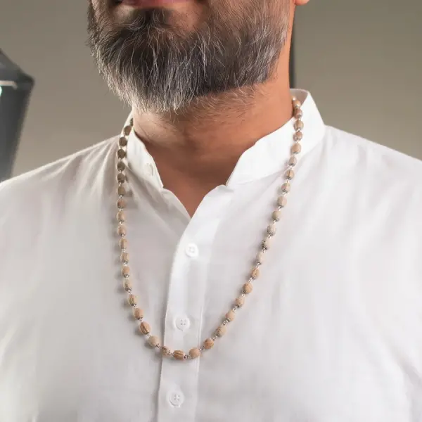 Tulsi Mala Silver Plated